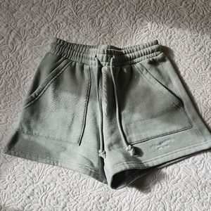 Sage Green Sweat Shorts
